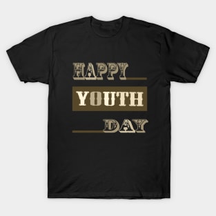 Happy Youth day t-shirt design T-Shirt